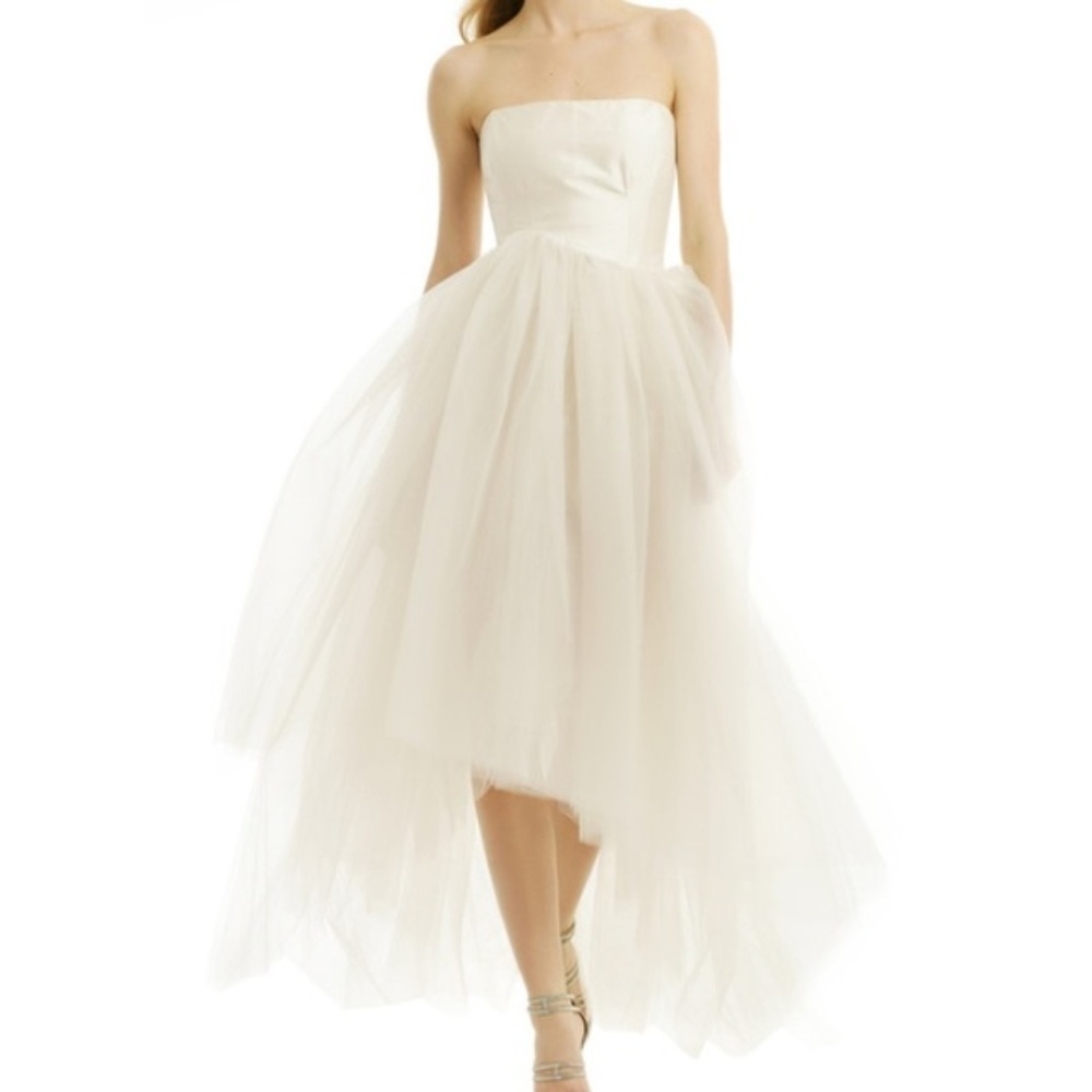 Allison Parris Silk and Tulle Gown